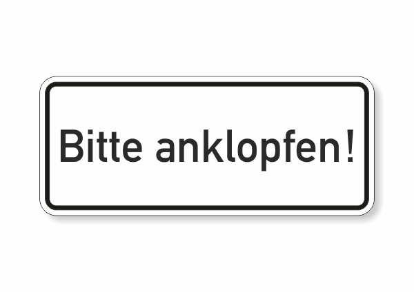 Bitte anklopfen