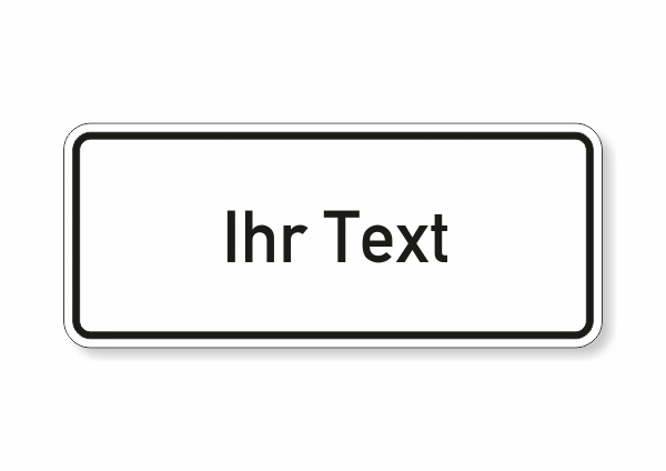 Ihr Text Wunschtürschild