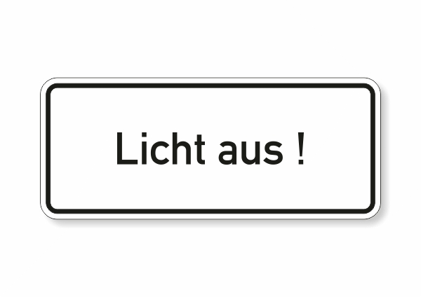 Licht aus!