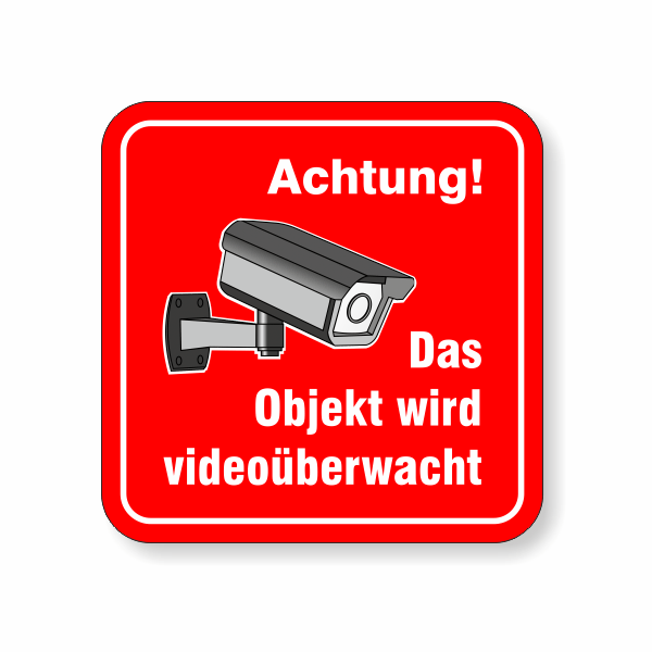 Das Objekt wird videoüberwacht