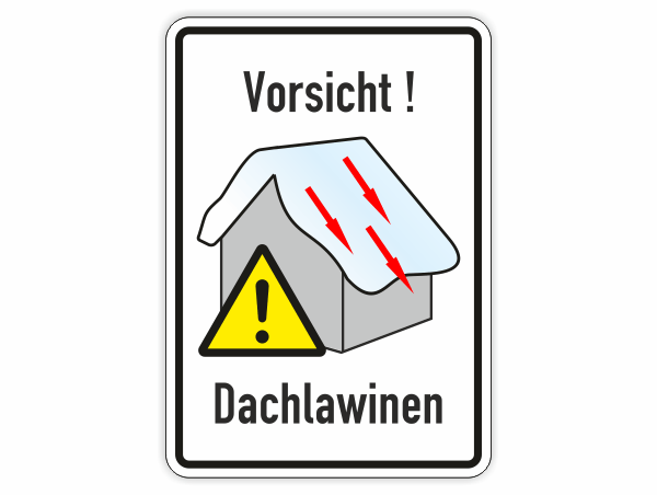 Vorsicht Dachlawinen