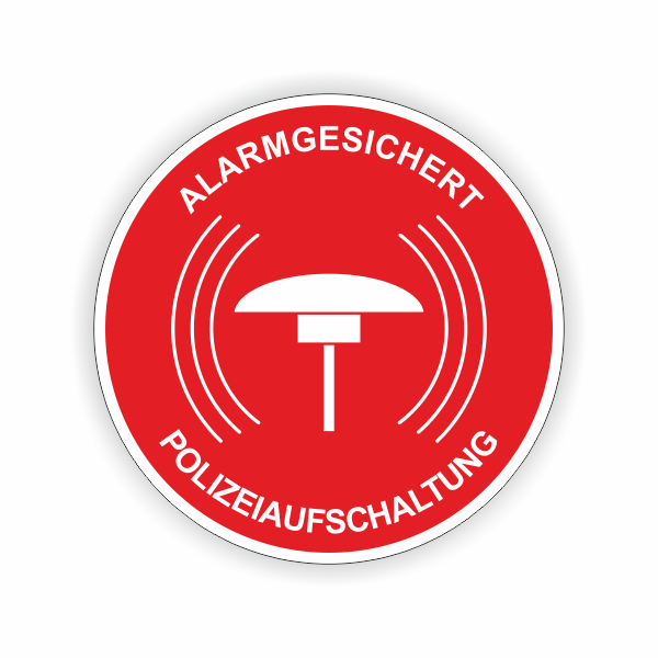 Alarmgesichert mit Polizeiaufschaltung