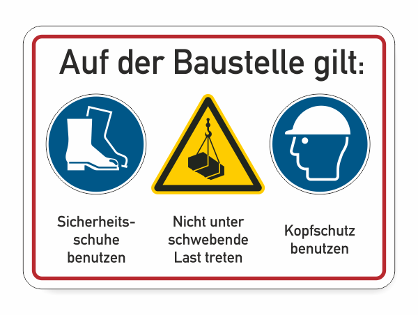 Auf der Baustelle gilt