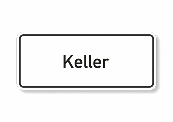Keller Türschild