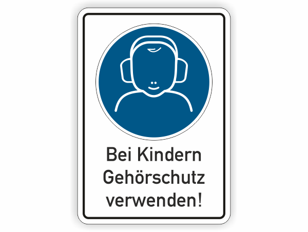 Bei Kindern Gehörschutz verwenden!