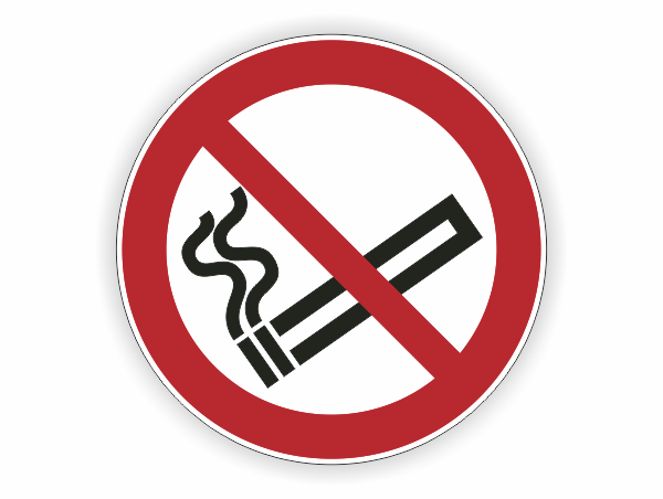 Rauchen verboten, Verbotszeichen