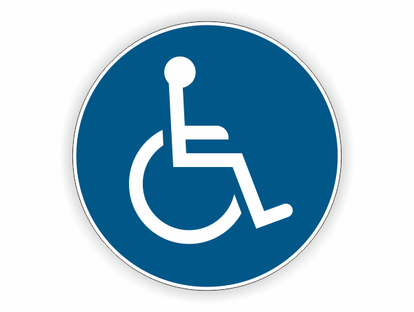 Rollstuhlfahrer-barrierefrei