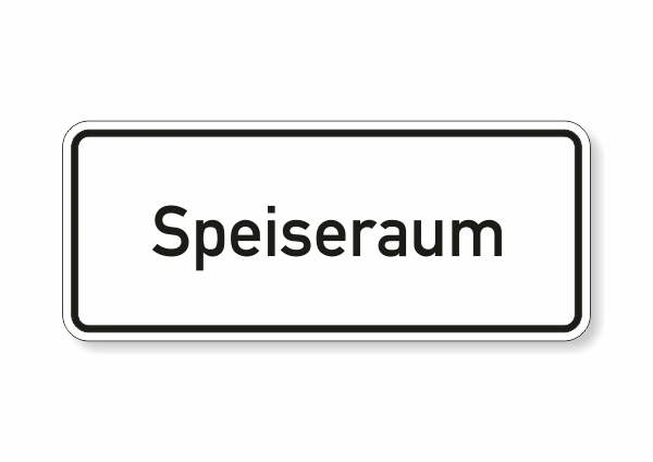 Speiseraum, Kennzeichnung
