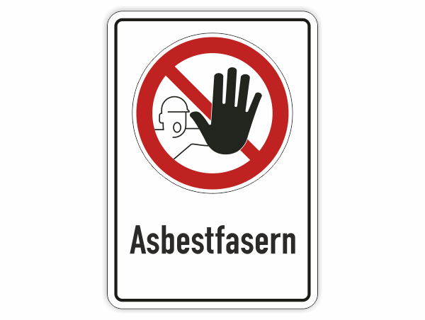 Betreten verboten, Asbestfasern
