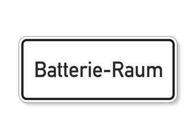 Text, Batterie Raum