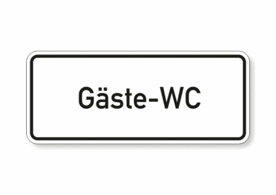 Gäste WC, Text