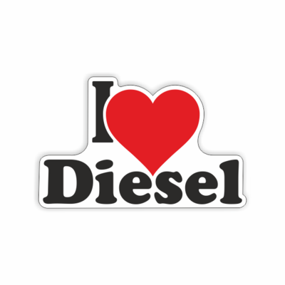 I love Diesel -Sticker