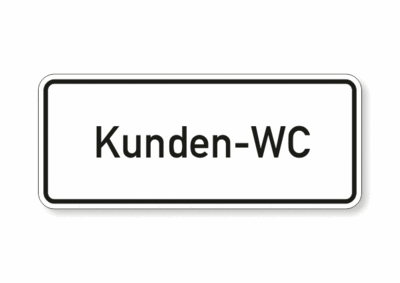 Kunden-WC, Text