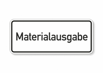 Text, Materialausgabe