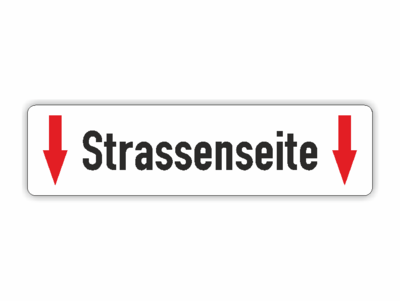 Strassenseite, Pfeile