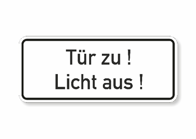 Tür zu! Licht aus!, Text