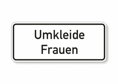 Text, Umkleide Frauen