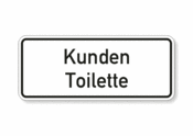 Text, Kunden Toilette