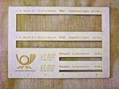 Formatschablone